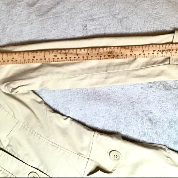 Dynamite Cream Trench Coat Size 1 Pre-Loved Barely Worn Lined Inside - Picture 10 of 11